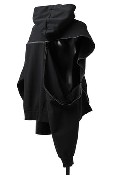 画像をギャラリービューアに読み込む, FACETASM ZIPPER SWEAT HOODIE (BLACK)