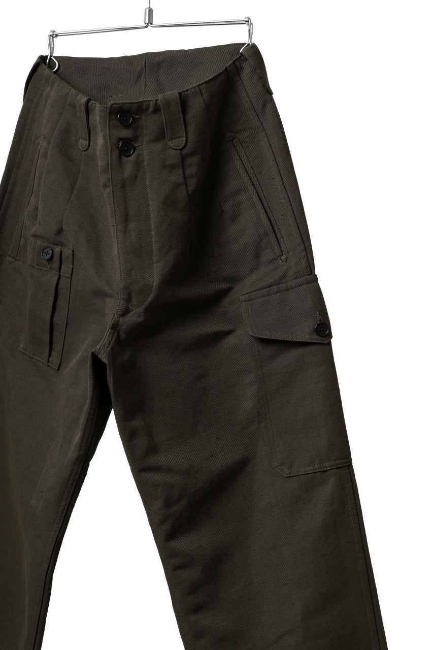 画像をギャラリービューアに読み込む, KLASICA 1960 BRITISH MIL TROUSERS / TRI UNION HIGH DENSITY GABADINE (MILITARY)
