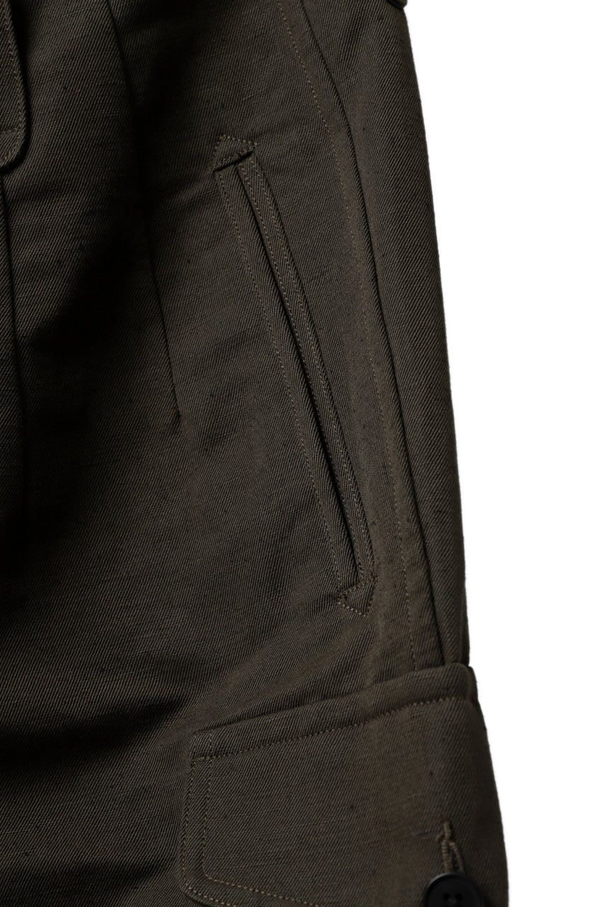 画像をギャラリービューアに読み込む, KLASICA 1960 BRITISH MIL TROUSERS / TRI UNION HIGH DENSITY GABADINE (MILITARY)