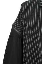 画像をギャラリービューアに読み込む, FACETASM STRIPED ZIPPER SHIRT (BLACK)