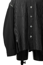 画像をギャラリービューアに読み込む, FACETASM STRIPED ZIPPER SHIRT (BLACK)