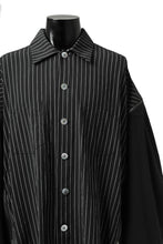 画像をギャラリービューアに読み込む, FACETASM STRIPED ZIPPER SHIRT (BLACK)