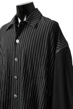 画像をギャラリービューアに読み込む, FACETASM STRIPED ZIPPER SHIRT (BLACK)