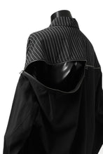 画像をギャラリービューアに読み込む, FACETASM STRIPED ZIPPER SHIRT (BLACK)