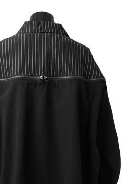 画像をギャラリービューアに読み込む, FACETASM STRIPED ZIPPER SHIRT (BLACK)