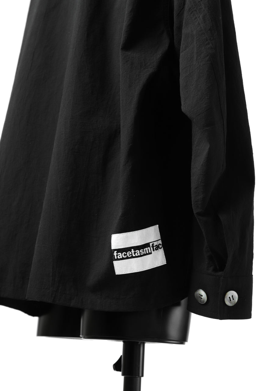 画像をギャラリービューアに読み込む, FACETASM STRIPED ZIPPER SHIRT (BLACK)