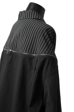 画像をギャラリービューアに読み込む, FACETASM STRIPED ZIPPER SHIRT (BLACK)