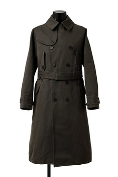 画像をギャラリービューアに読み込む, KLASICA GRANADO MOTORCYCLE TRENCH COAT / TRI UNION HIGH DENSITY GABADINE (MILITARY)