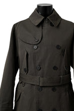画像をギャラリービューアに読み込む, KLASICA GRANADO MOTORCYCLE TRENCH COAT / TRI UNION HIGH DENSITY GABADINE (MILITARY)