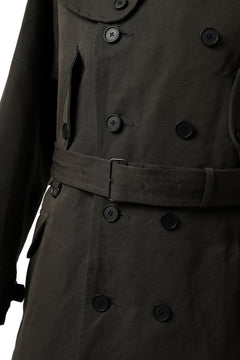 画像をギャラリービューアに読み込む, KLASICA GRANADO MOTORCYCLE TRENCH COAT / TRI UNION HIGH DENSITY GABADINE (MILITARY)