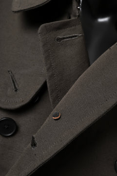 画像をギャラリービューアに読み込む, KLASICA GRANADO MOTORCYCLE TRENCH COAT / TRI UNION HIGH DENSITY GABADINE (MILITARY)