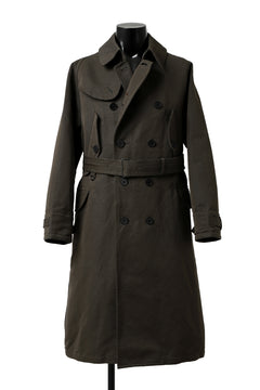 画像をギャラリービューアに読み込む, KLASICA GRANADO MOTORCYCLE TRENCH COAT / TRI UNION HIGH DENSITY GABADINE (MILITARY)