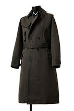 画像をギャラリービューアに読み込む, KLASICA GRANADO MOTORCYCLE TRENCH COAT / TRI UNION HIGH DENSITY GABADINE (MILITARY)