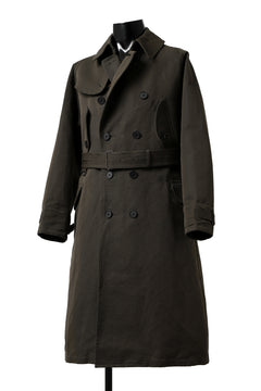 画像をギャラリービューアに読み込む, KLASICA GRANADO MOTORCYCLE TRENCH COAT / TRI UNION HIGH DENSITY GABADINE (MILITARY)