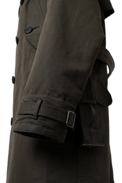 画像をギャラリービューアに読み込む, KLASICA GRANADO MOTORCYCLE TRENCH COAT / TRI UNION HIGH DENSITY GABADINE (MILITARY)