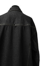 画像をギャラリービューアに読み込む, FACETASM HIGH-LOW ZIPPER DENIM JACKET (BLACK)