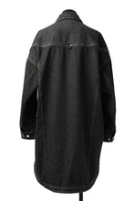 画像をギャラリービューアに読み込む, FACETASM HIGH-LOW ZIPPER DENIM JACKET (BLACK)