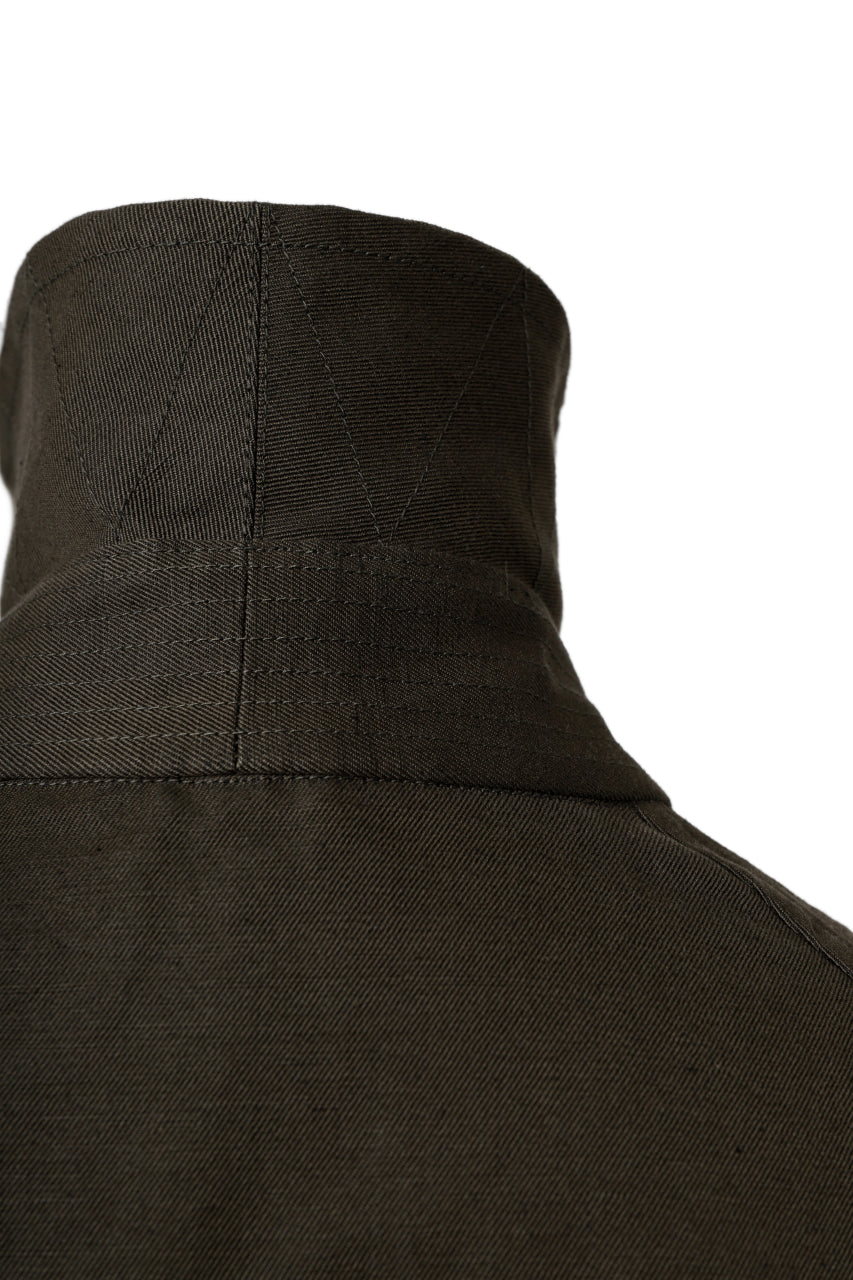 画像をギャラリービューアに読み込む, KLASICA GRANADO MOTORCYCLE TRENCH COAT / TRI UNION HIGH DENSITY GABADINE (MILITARY)