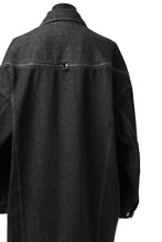 画像をギャラリービューアに読み込む, FACETASM HIGH-LOW ZIPPER DENIM JACKET (BLACK)