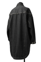 画像をギャラリービューアに読み込む, FACETASM HIGH-LOW ZIPPER DENIM JACKET (BLACK)