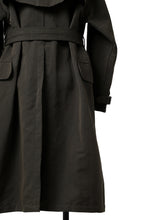 画像をギャラリービューアに読み込む, KLASICA GRANADO MOTORCYCLE TRENCH COAT / TRI UNION HIGH DENSITY GABADINE (MILITARY)