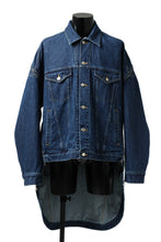画像をギャラリービューアに読み込む, FACETASM HIGH-LOW ZIPPER DENIM JACKET (INDIGO)