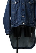 画像をギャラリービューアに読み込む, FACETASM HIGH-LOW ZIPPER DENIM JACKET (INDIGO)