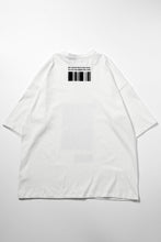 画像をギャラリービューアに読み込む, A.F ARTEFACT "TWINS" LOOSEY T-SHIRT (WHITE)