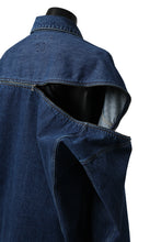 画像をギャラリービューアに読み込む, FACETASM HIGH-LOW ZIPPER DENIM JACKET (INDIGO)