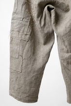 画像をギャラリービューアに読み込む, YUTA MATSUOKA wide tapered pants / safiran linen (ecru)