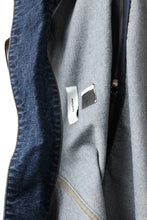 画像をギャラリービューアに読み込む, FACETASM HIGH-LOW ZIPPER DENIM JACKET (INDIGO)