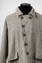 画像をギャラリービューアに読み込む, YUTA MATSUOKA semi-double jacket / knot yarn wool linen (ecru)