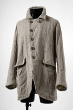 画像をギャラリービューアに読み込む, YUTA MATSUOKA semi-double jacket / knot yarn wool linen (ecru)