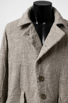 画像をギャラリービューアに読み込む, YUTA MATSUOKA semi-double jacket / knot yarn wool linen (ecru)
