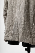 画像をギャラリービューアに読み込む, YUTA MATSUOKA semi-double jacket / knot yarn wool linen (ecru)