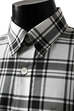 画像をギャラリービューアに読み込む, FACETASM ZIPPER HIGH & LOW LONG SHIRT (CHECK)