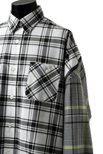 画像をギャラリービューアに読み込む, FACETASM ZIPPER HIGH & LOW LONG SHIRT (CHECK)