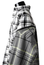 画像をギャラリービューアに読み込む, FACETASM ZIPPER HIGH & LOW LONG SHIRT (CHECK)