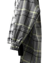 画像をギャラリービューアに読み込む, FACETASM ZIPPER HIGH & LOW LONG SHIRT (CHECK)