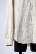画像をギャラリービューアに読み込む, forme d'expression Band Collared Shirt (Ecru+Red Chalk)