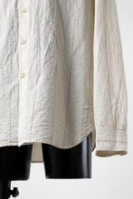 画像をギャラリービューアに読み込む, forme d'expression Band Collared Shirt (Ecru+Red Chalk)
