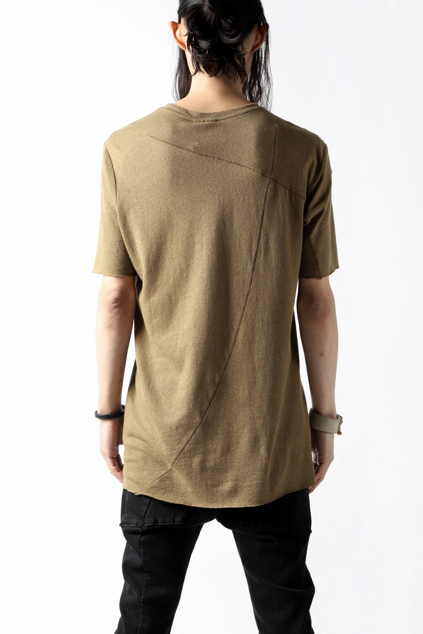 画像をギャラリービューアに読み込む, thomkrom CROSS BACK T-SHIRT (HONEY)