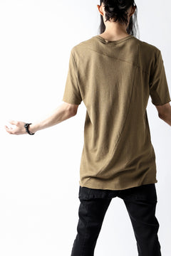 画像をギャラリービューアに読み込む, thomkrom CROSS BACK T-SHIRT (HONEY)