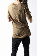 画像をギャラリービューアに読み込む, thomkrom CROSS BACK T-SHIRT (HONEY)