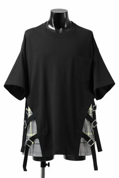 画像をギャラリービューアに読み込む, FACETASM BUCKLE BELT CHECK TOPS (BLACK)