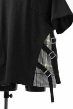 画像をギャラリービューアに読み込む, FACETASM BUCKLE BELT CHECK TOPS (BLACK)