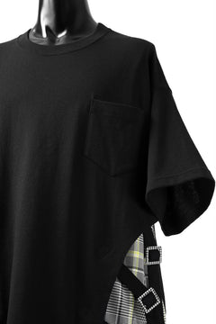 画像をギャラリービューアに読み込む, FACETASM BUCKLE BELT CHECK TOPS (BLACK)
