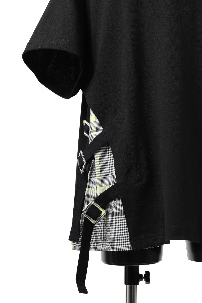 画像をギャラリービューアに読み込む, FACETASM BUCKLE BELT CHECK TOPS (BLACK)