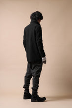 Load image into Gallery viewer, daub PADDED SAHARIANA JACKET / SOFT COTTON TWILL (BLACK)