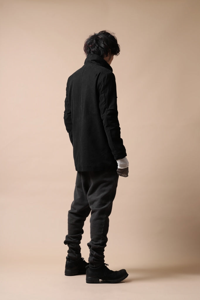 Load image into Gallery viewer, daub PADDED SAHARIANA JACKET / SOFT COTTON TWILL (BLACK)